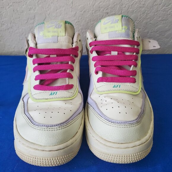 Nike AIR Force 1 Shadow Cashmere/Coral CI0919 700 Women's 10 - Picture 2 of 10